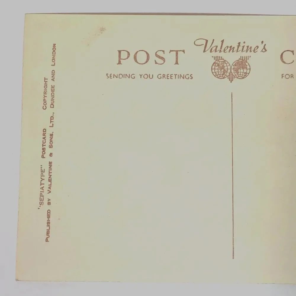Sepiatype Postcard Published by Valentine and Sons St Albans St. Michaels Church